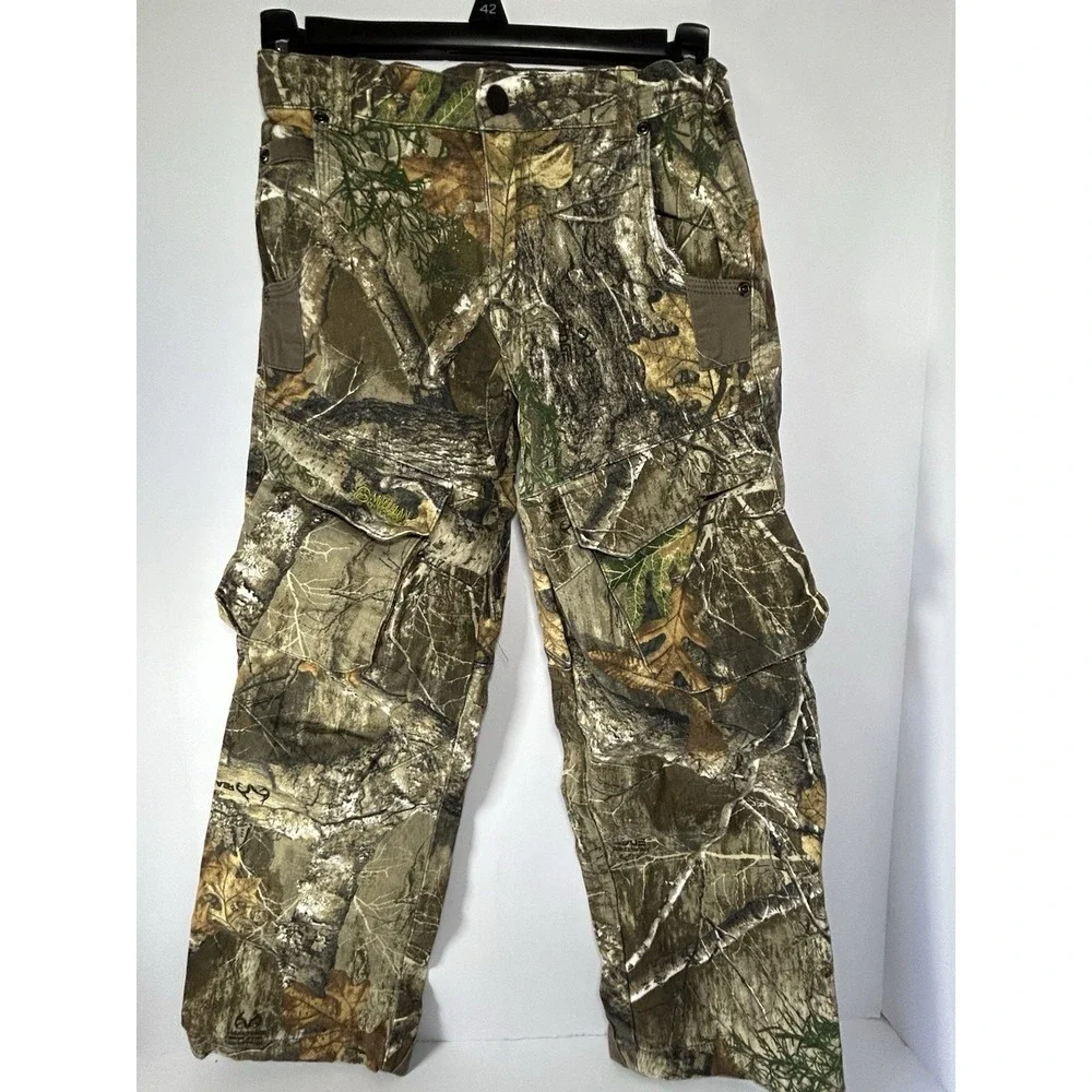 Magellan Outdoors Boys Size Small Real Tree Edge Camo Pocket Hunting Pants